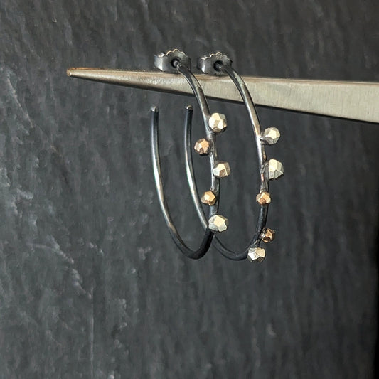 Raindrop hoops Medium