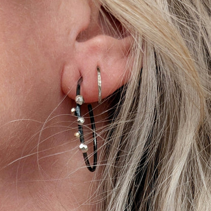Raindrop hoops Medium